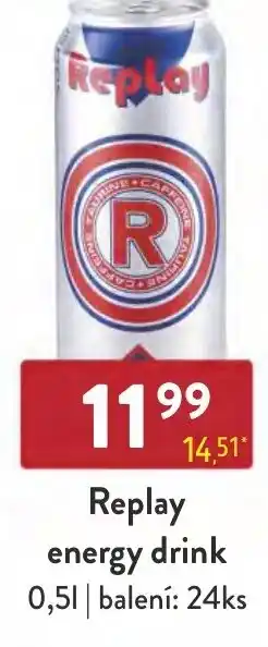 Qanto Replay energy drink 0.5L nabídka