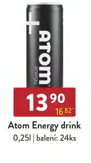 Qanto Atom Energy drink 0,25L nabídka