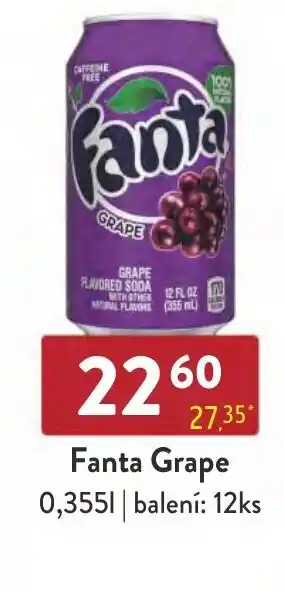 Qanto Fanta Grape 0,355L nabídka