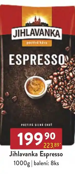 Qanto Jihlavanka Espresso nabídka