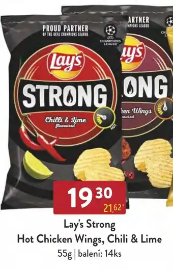 Qanto Lay's Strong Hot Chicken Wings, Chili & Lime nabídka