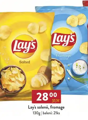 Qanto Lay's solené, fromage nabídka