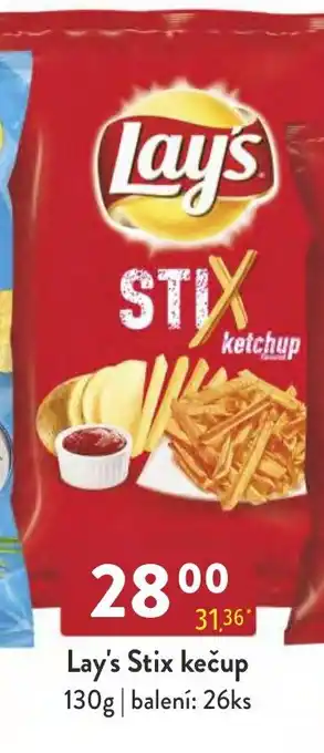 Qanto Lay's Stix kečup nabídka