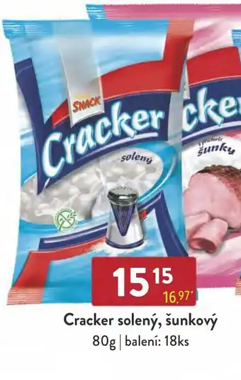 Qanto Cracker solený, šunkový nabídka