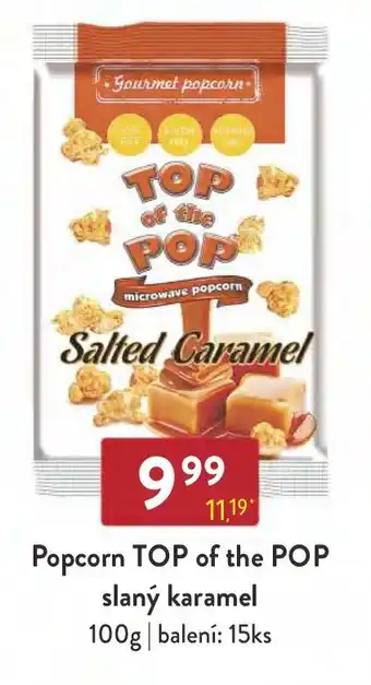 Qanto Popcorn TOP of the POP slaný karamel nabídka