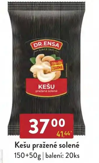 Qanto Kešu pražené solené nabídka