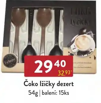 Qanto Čoko lžičky dezert nabídka