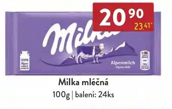 Qanto Milka mléčná nabídka