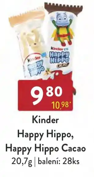 Qanto Kinder Happy Hippo, Happy Hippo Cacao nabídka