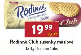 Qanto Rodinné Club sušenky máslové nabídka