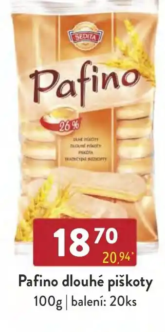 Qanto Pafino dlouhé piškoty nabídka