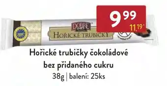 Qanto Hořické trubičky čokoládové bez přidaného cukru nabídka