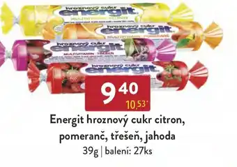 Qanto Energit hroznový cukr citron, pomeranč, třešeň, jahoda nabídka