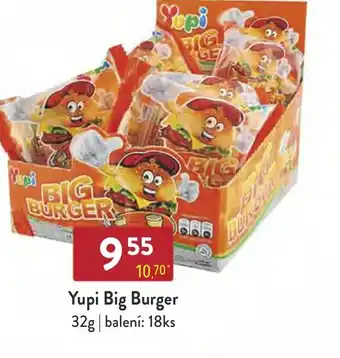 Qanto Yupi Big Burger nabídka