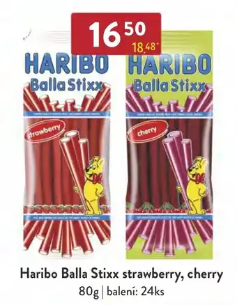 Qanto Haribo Balla Stixx strawberry, cherry nabídka