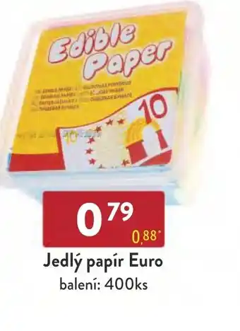 Jedlý papír Euro