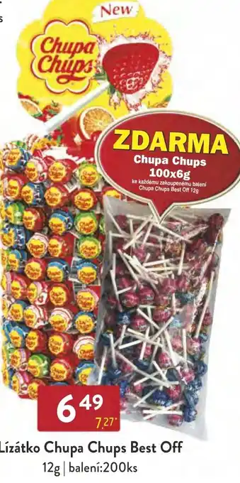 Qanto Lízátko Chupa Chups Best Off nabídka