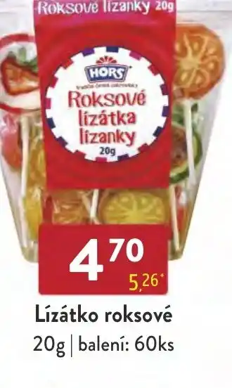 Qanto Lízátko roksové nabídka