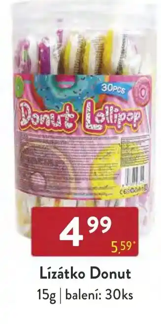 Qanto Lízátko Donut nabídka