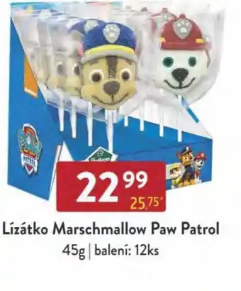 Qanto Lízátko Marschmallow Paw Patrol nabídka