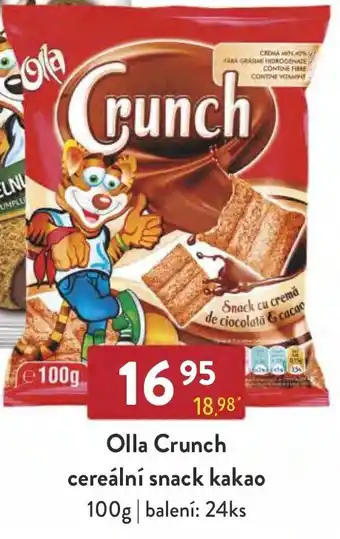 Qanto Olla Crunch cereální snack kakao nabídka