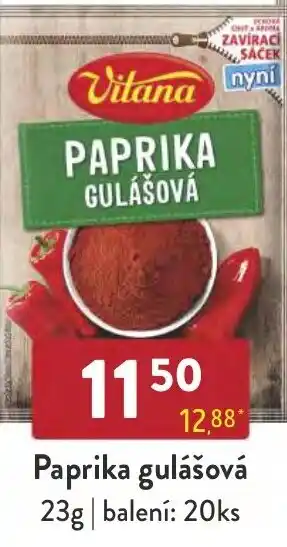 Qanto Paprika gulášová nabídka