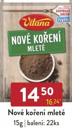 Qanto Nové koření mleté nabídka