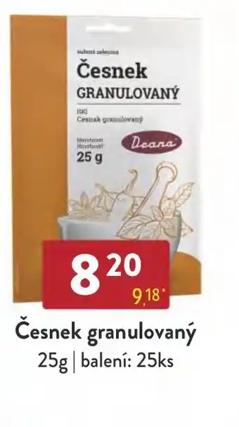 Qanto Česnek granulovaný nabídka