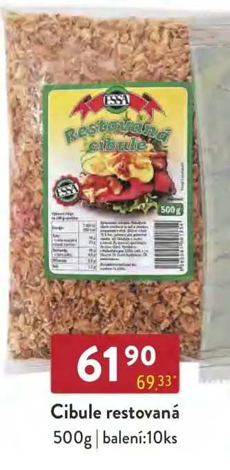 Qanto Cibule restovaná nabídka