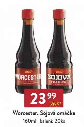 Qanto Worcester, Sójová omáčka nabídka