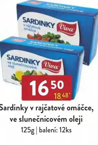 Qanto Sardinky v rajčatové omáčce, ve slunečnicovém oleji nabídka