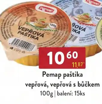 Qanto Pemap paštika vepřová, vepřová s bůčkem nabídka