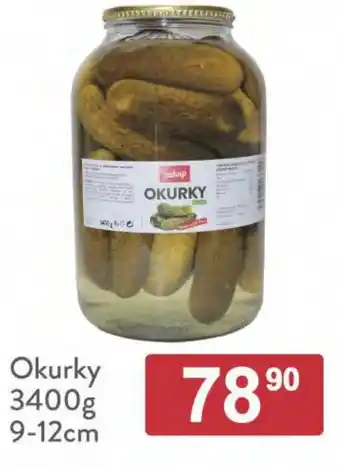Qanto Okurky 3400g 9-12cm nabídka