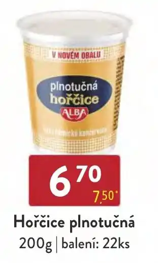 Hořčice plnotučná 200g