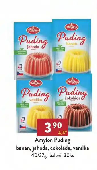 Qanto Amylon Puding banán, jahoda, čokoláda, vanilka 40/37g nabídka