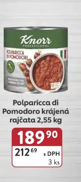Qanto Polparicca di Pomodoro krájená rajčata 2,55 kg nabídka