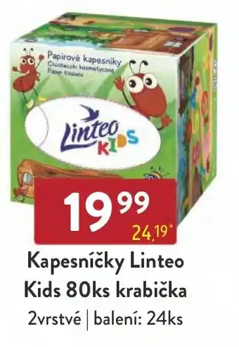 Qanto Kapesníčky Linteo Kids 80ks krabička nabídka