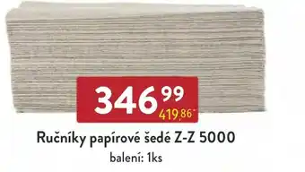 Qanto Ručníky papírové šedé Z-Z 5000 nabídka