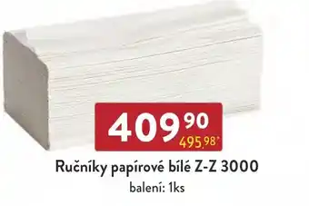 Qanto Ručníky papírové bílé Z-Z 3000 nabídka