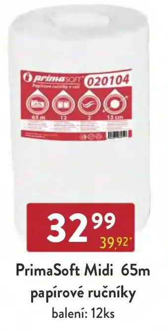 Qanto PrimaSoft Midi 65m papírové ručníky nabídka