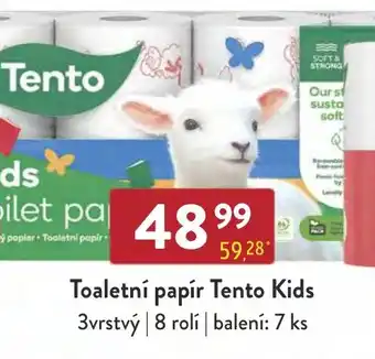 Qanto Toaletní papír Tento Kids nabídka