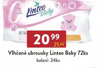 Qanto Vlhčené ubrousky Linteo Baby 72ks nabídka