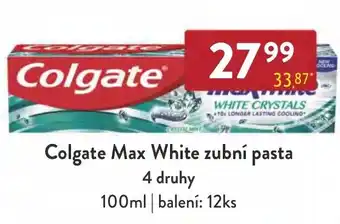 Qanto Colgate Max White zubní pasta nabídka