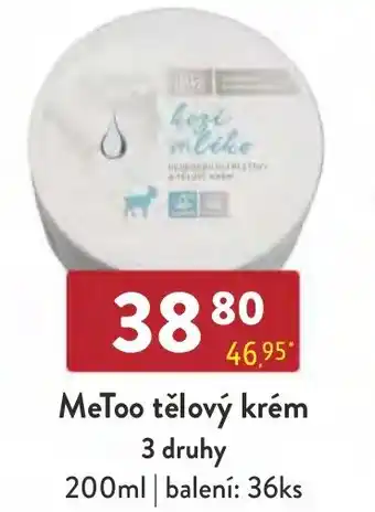 Qanto MeToo tělový krém 3 druhy nabídka