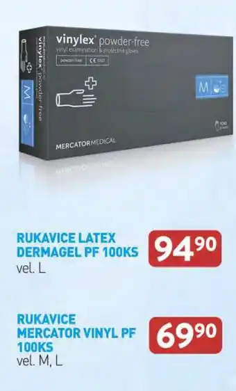 Qanto RUKAVICE LATEX DERMAGEL PF 100KS nabídka