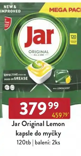 Jar Original Lemon kapsle do myčky
