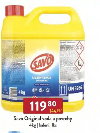 Qanto Savo Original voda a povrchy nabídka