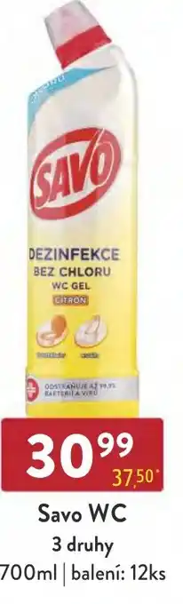 Qanto Savo WC 3 druhy nabídka