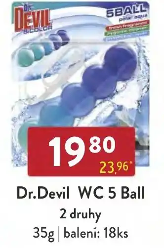 Qanto Dr.Devil WC 5 Ball 2 druhy nabídka