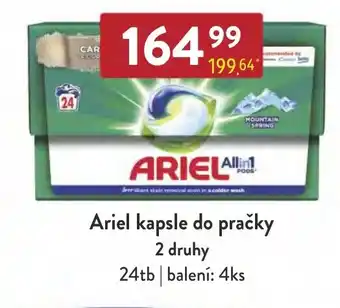 Qanto Ariel kapsle do pračky 2 druhy nabídka